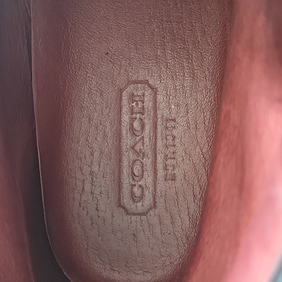 COACH leather lace up boot 8.5 - Picture 12 of 16